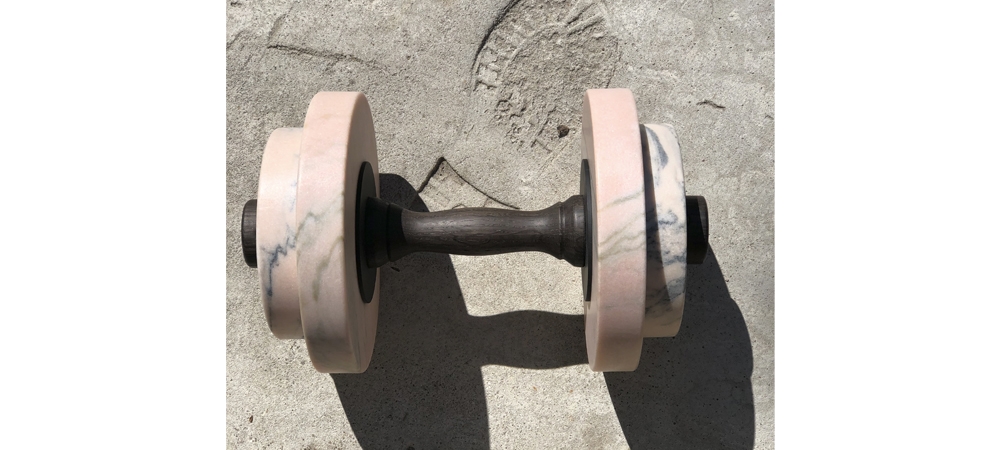 NEW MARBLE DUMBBELL